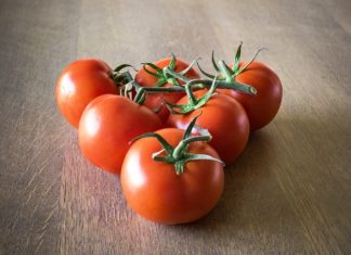 organiczne jedzenie pomidorki